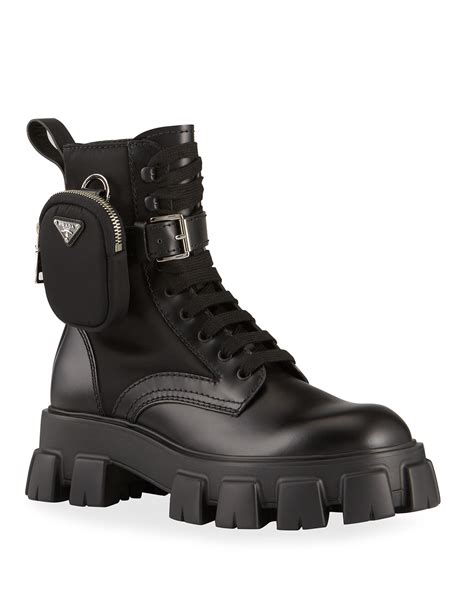 prada boots combat|Prada combat boots sale.